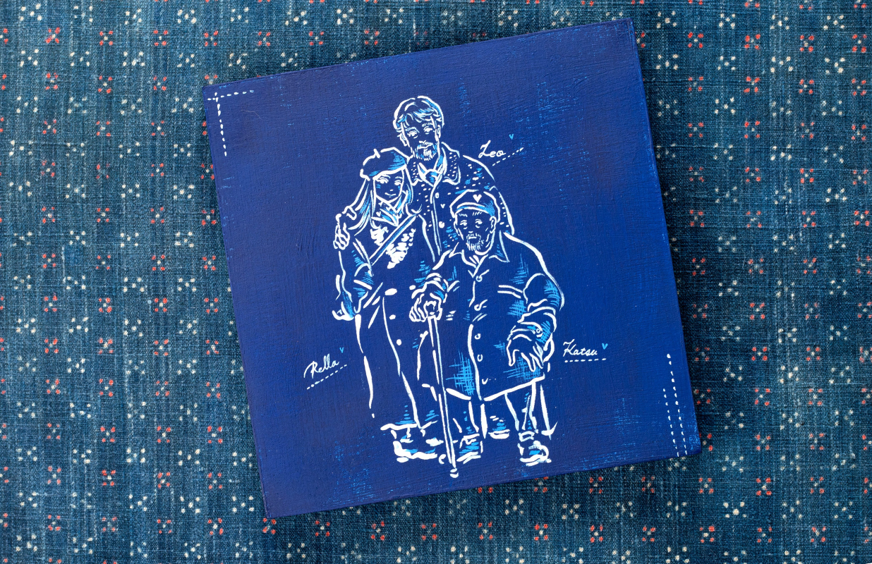 SASHIKO LOVE 2025 - BLUE PORTRAIT - | PORTER CLASSIC GINZA