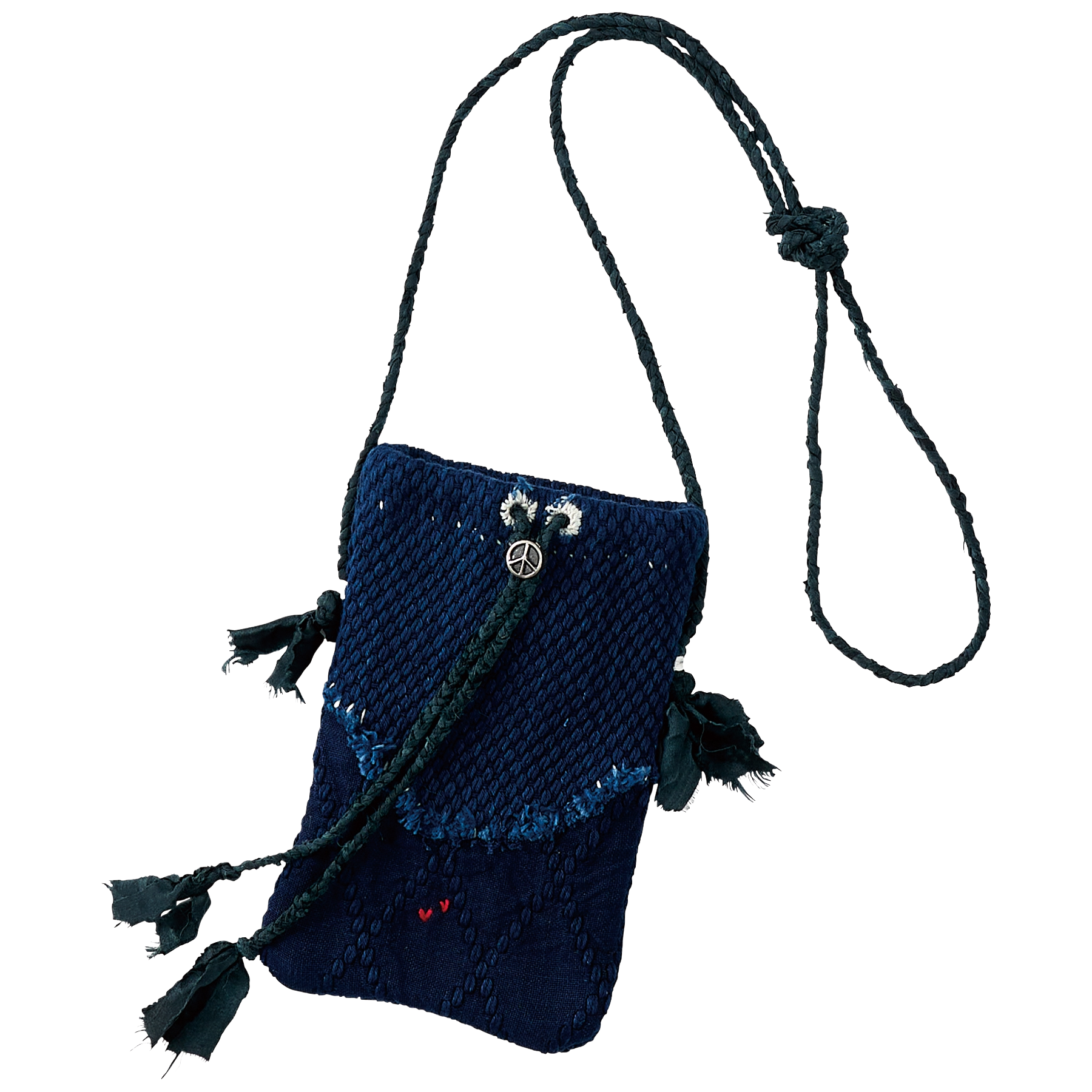 H/W PC KENDO OMAMORI POUCH W / SILK & SILVER L
