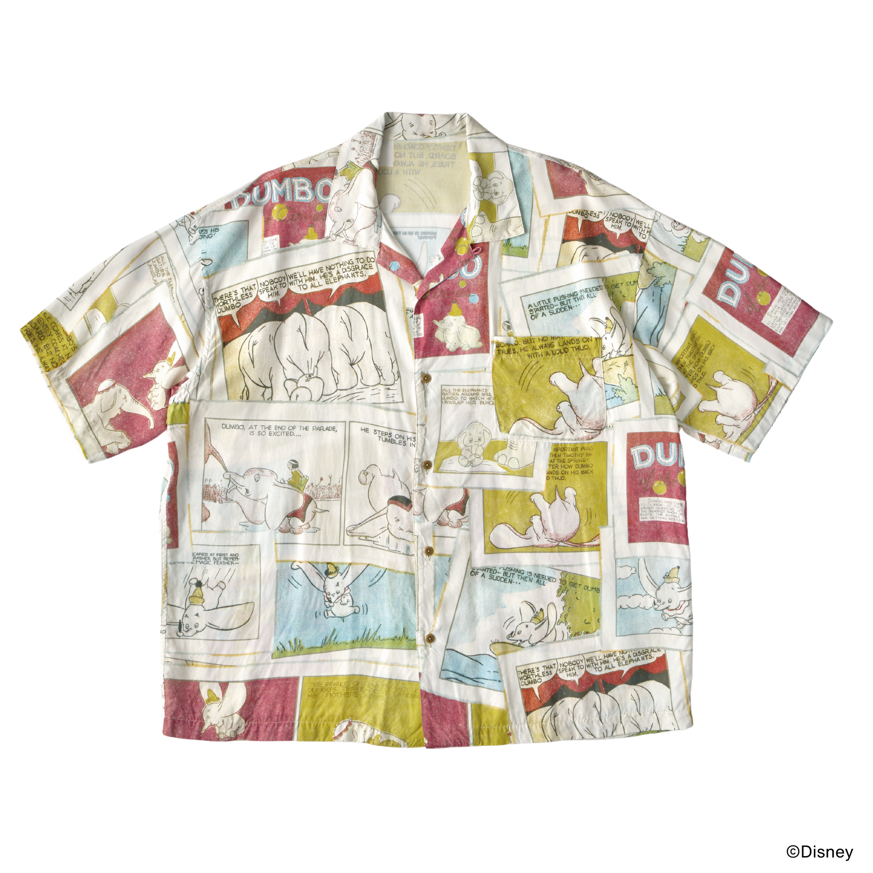 DISNEY VC / PC ALOHA COLLECTION ALOHA SHIRT / DISNEY DUMBO DISNEY VC / PC ALOHA COLLECTION ALOHA SHIRT / DISNEY DUMBO