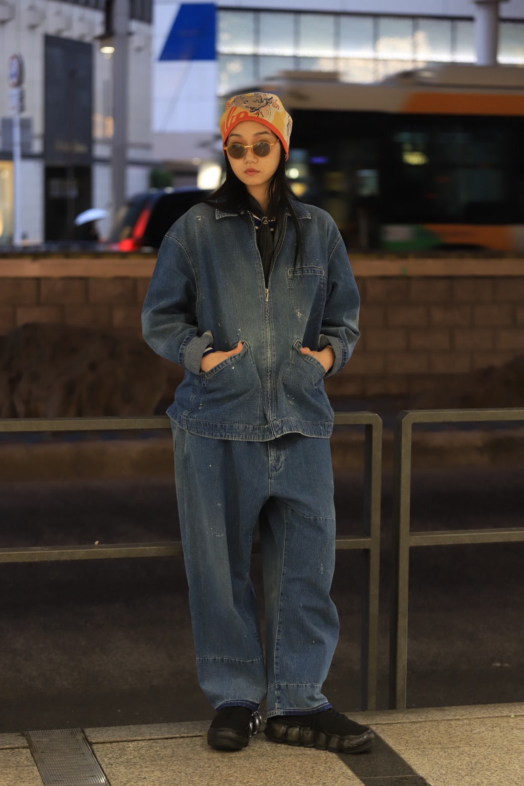 BREAKFAST DENIM ZIP UP JACKET