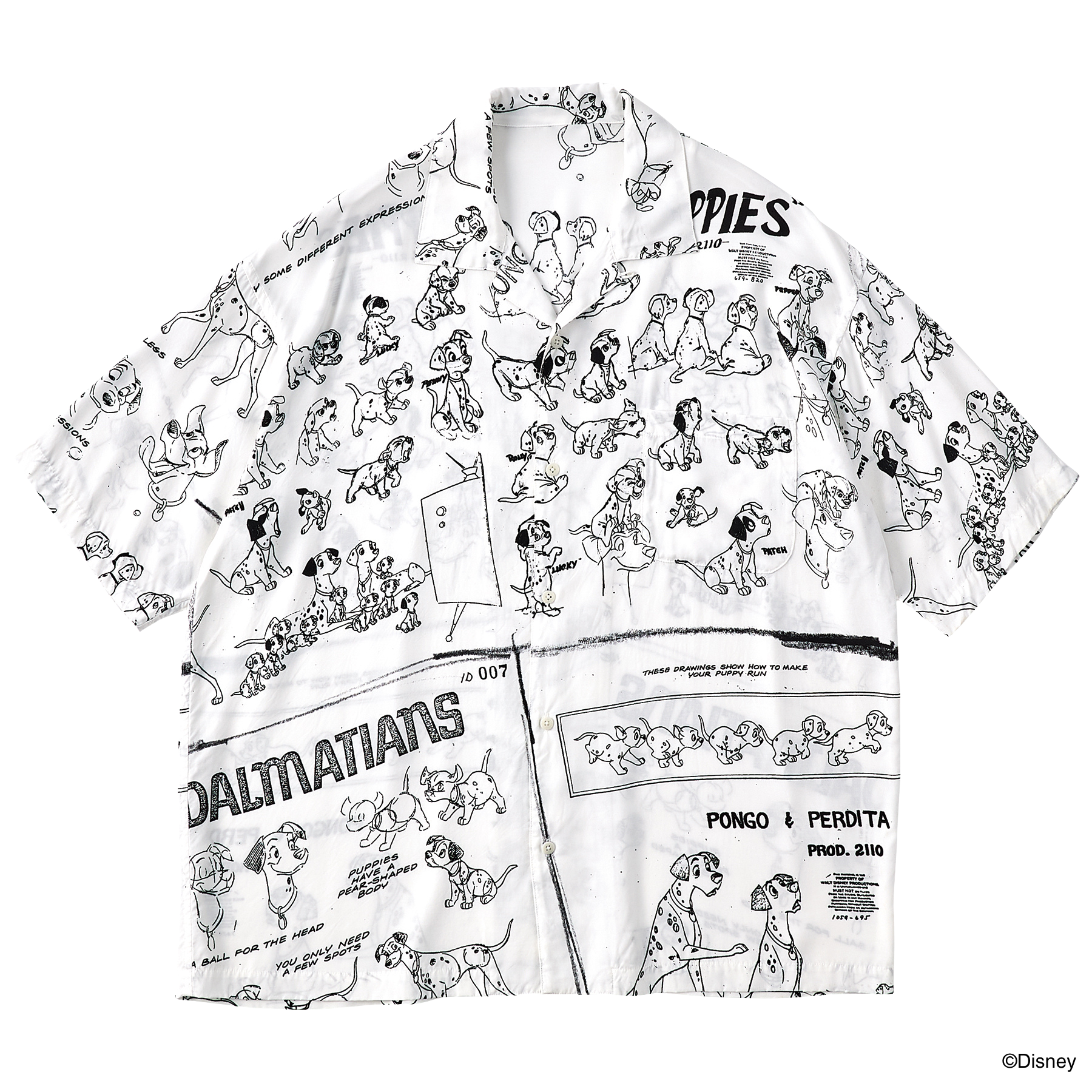 DISNEY MS / PC ALOHA COLLECTION ALOHA SHIRT / 101 DALMATIANS
