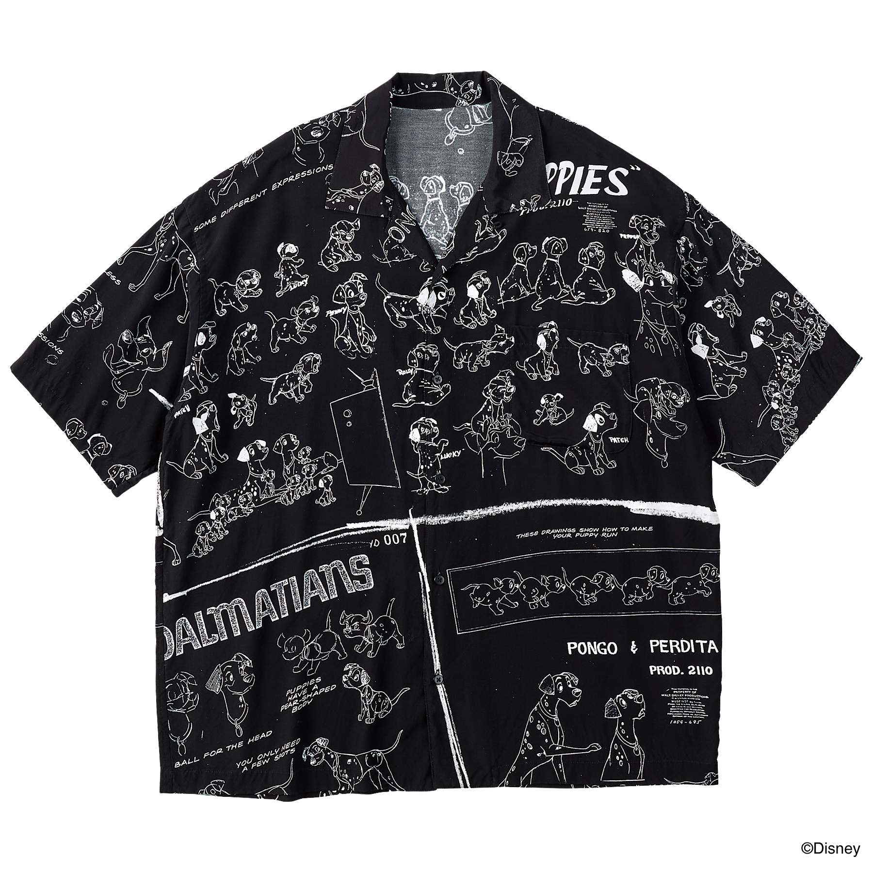 DISNEY MS / PC ALOHA COLLECTION ALOHA SHIRT / 101 DALMATIANS