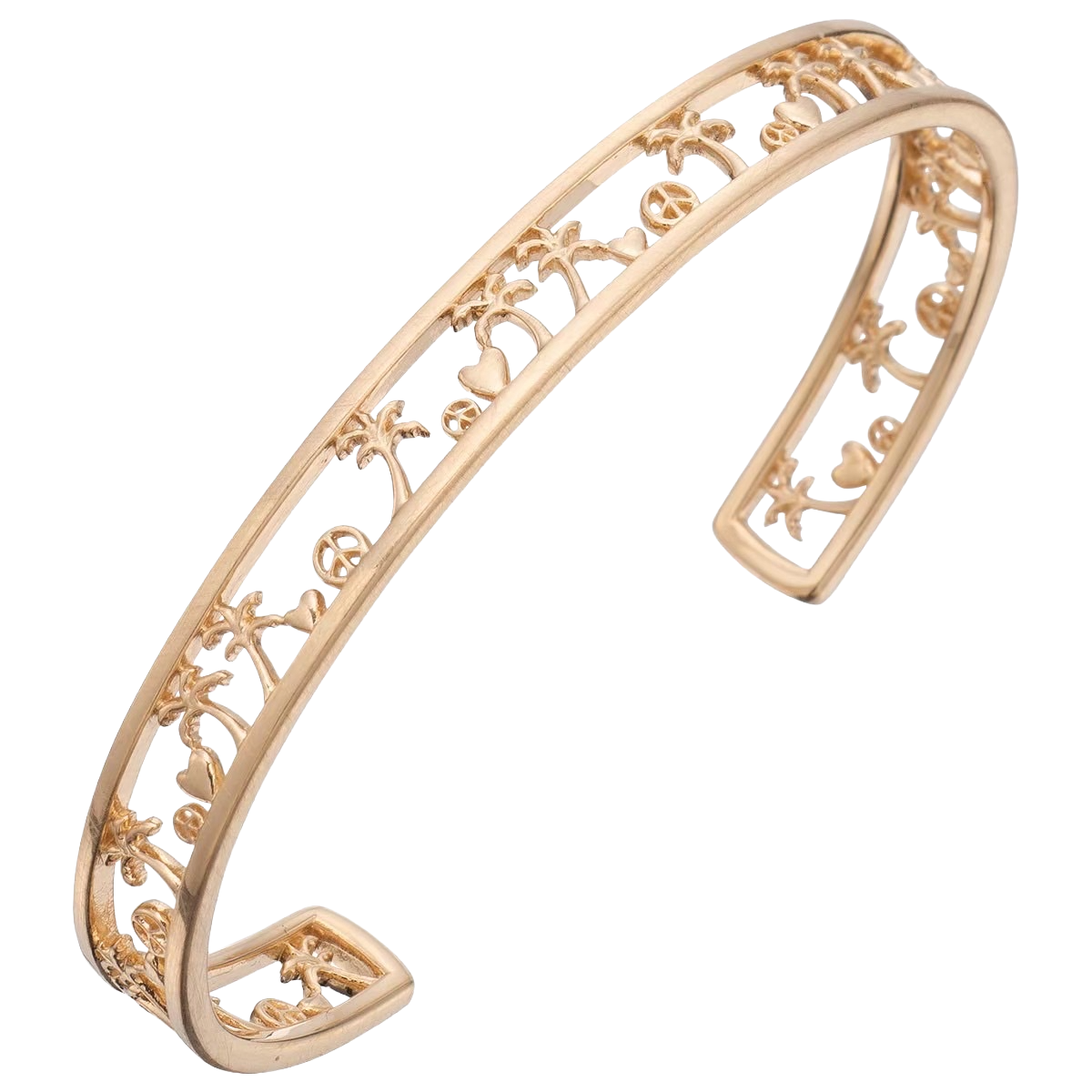 KAHIKO GOLD BANGLE (NEEDLE)（カヒコ ゴールド バングル（ニードル