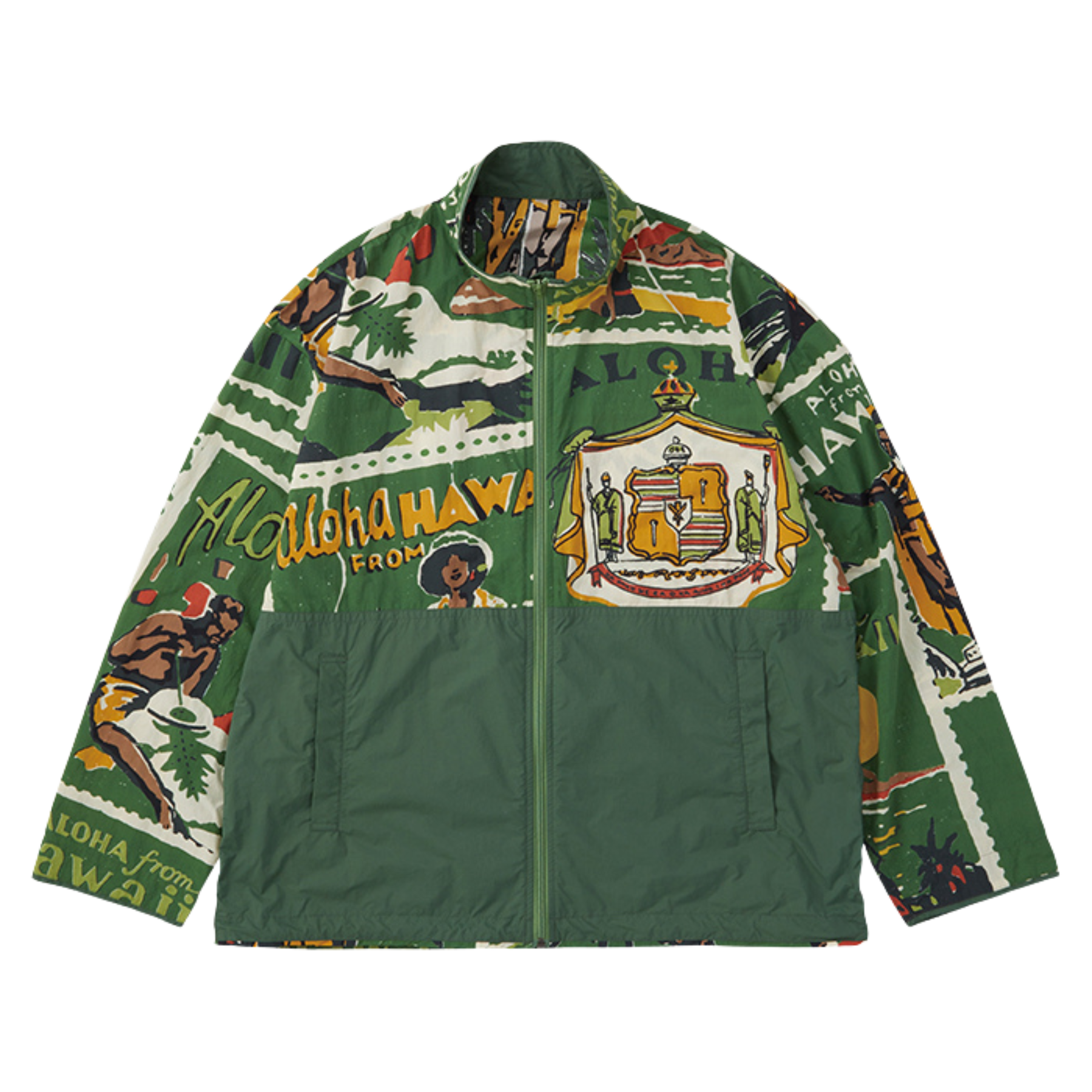 HAWAIIAN OUTDOOR ZIP UP JACKET