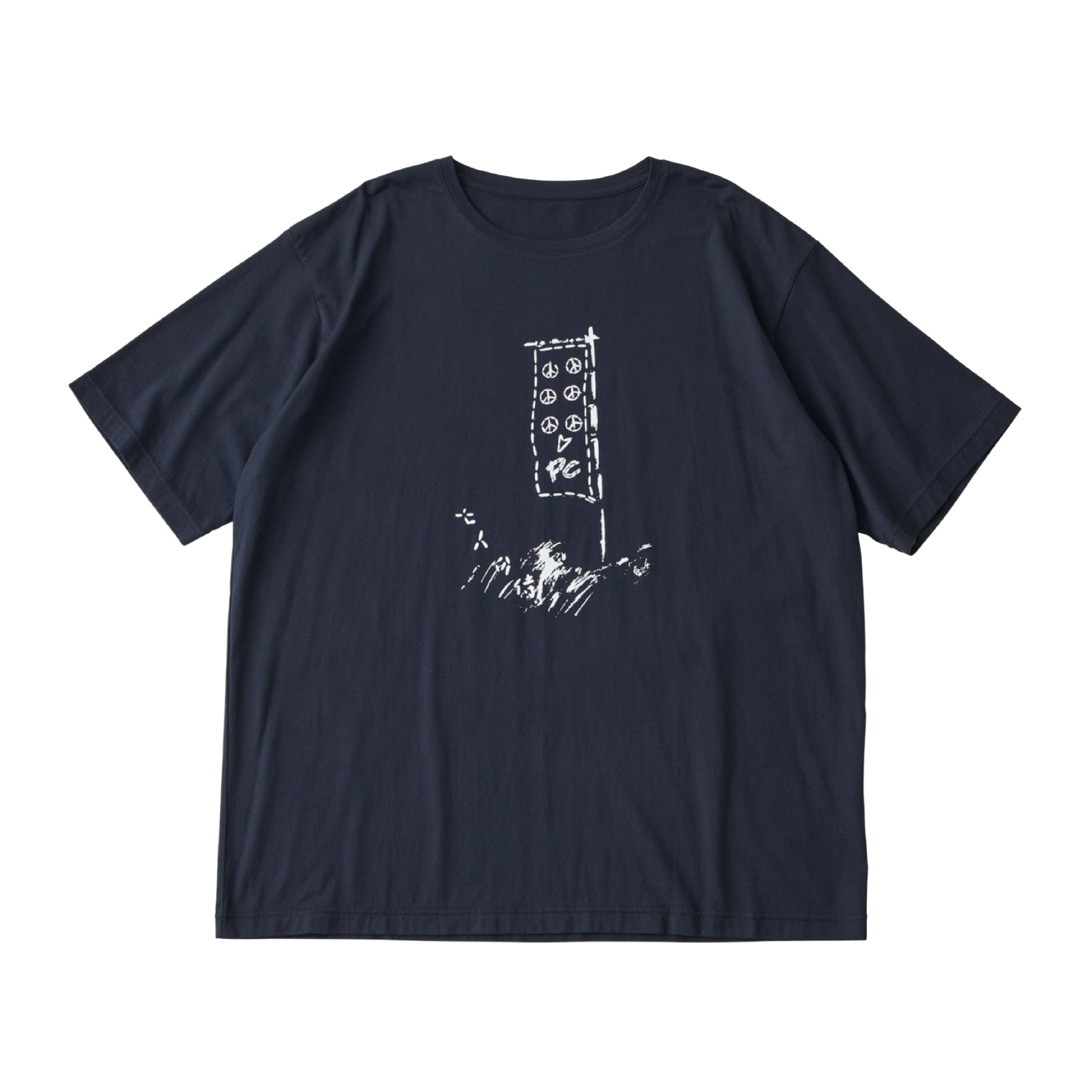 T-SHIRT 七人の侍 小道具 (旗) PC ORIGINAL ILLUSTRATION