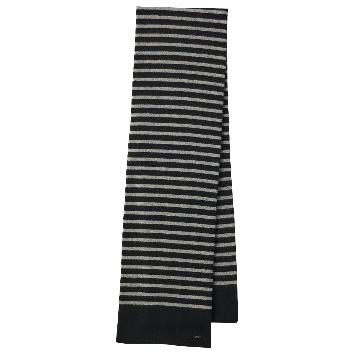 CASHMERE KNIT BORDER STOLE (BABY CASH)