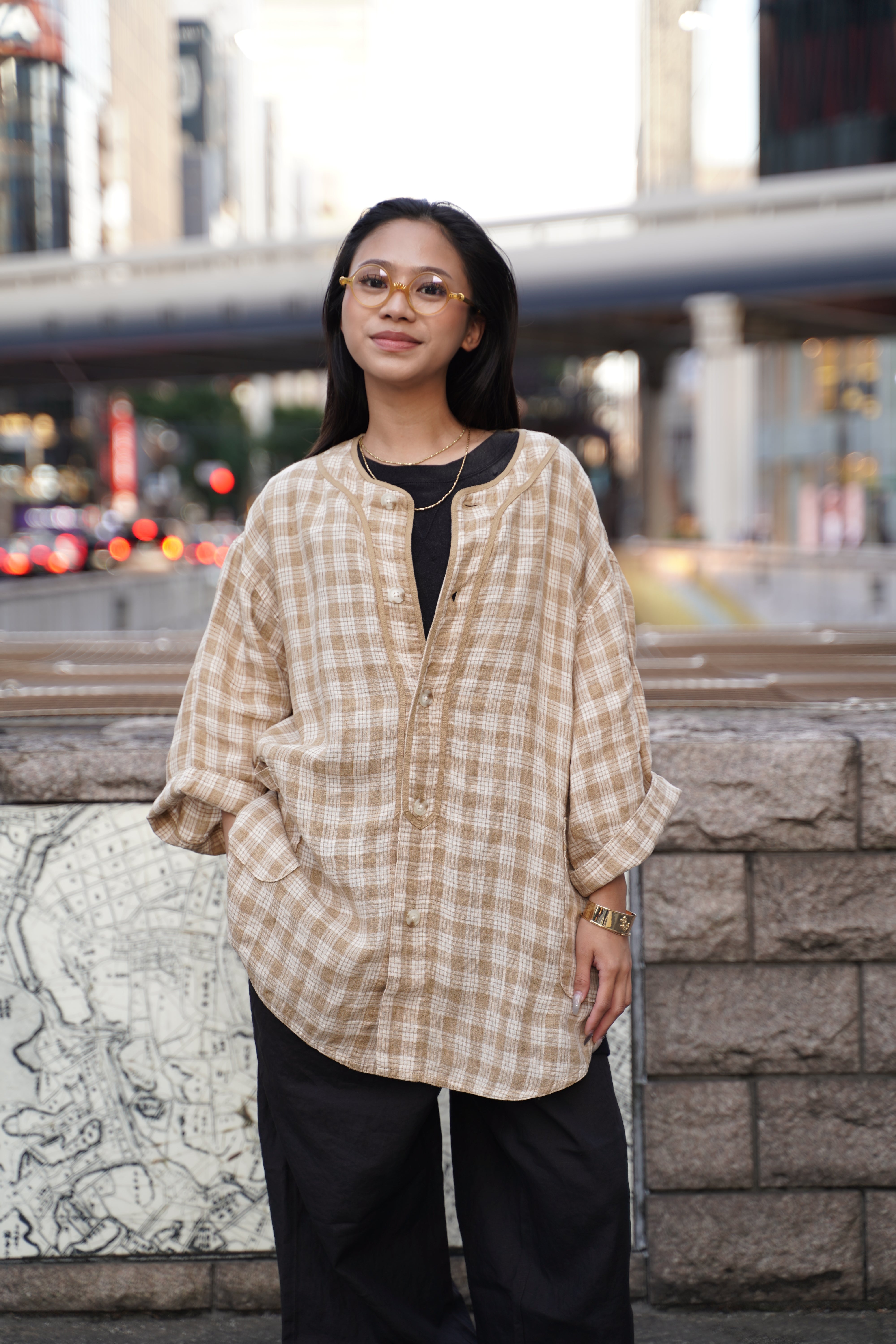 "PC EXCLUSIVE" LINEN PALAKA BASEBALL SHIRT