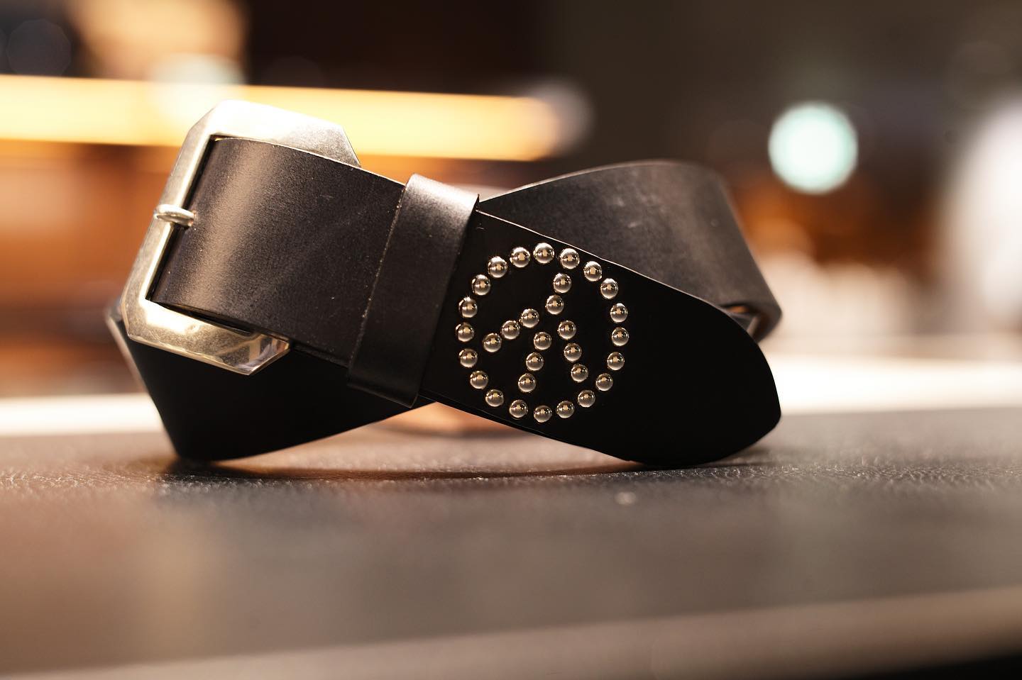 PORTER CLASSIC WOLF'S HEAD PEACE BELT (40mm)