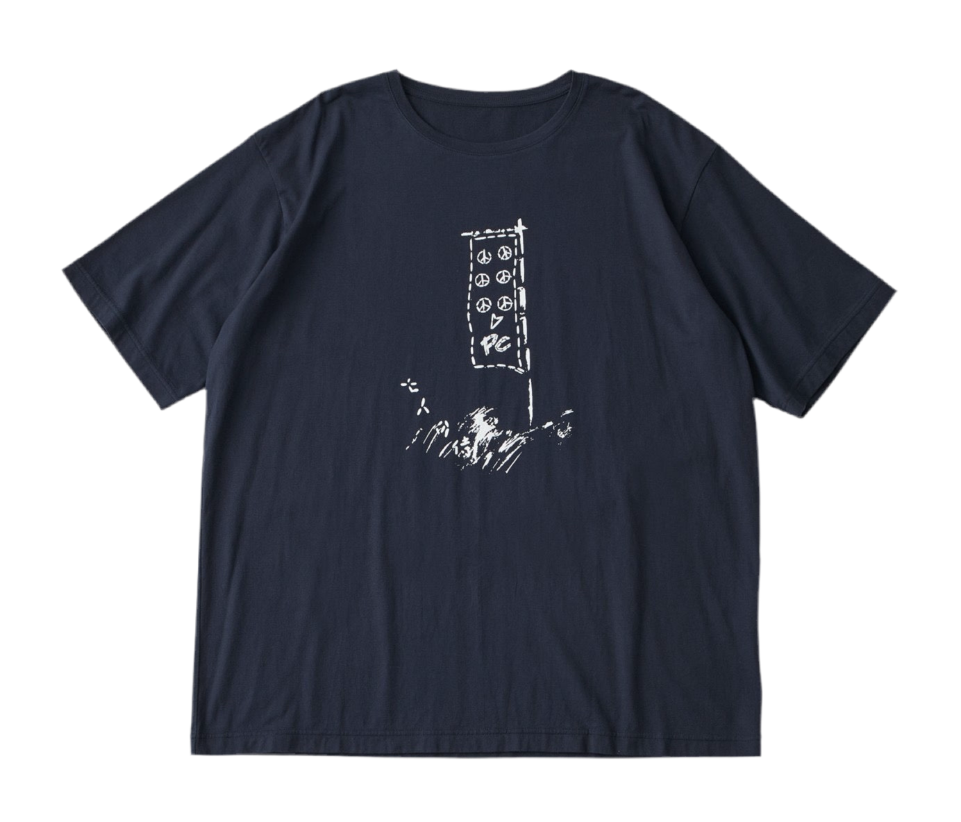 T-SHIRT 七人の侍 小道具 (旗) PC ORIGINAL ILLUSTRATION