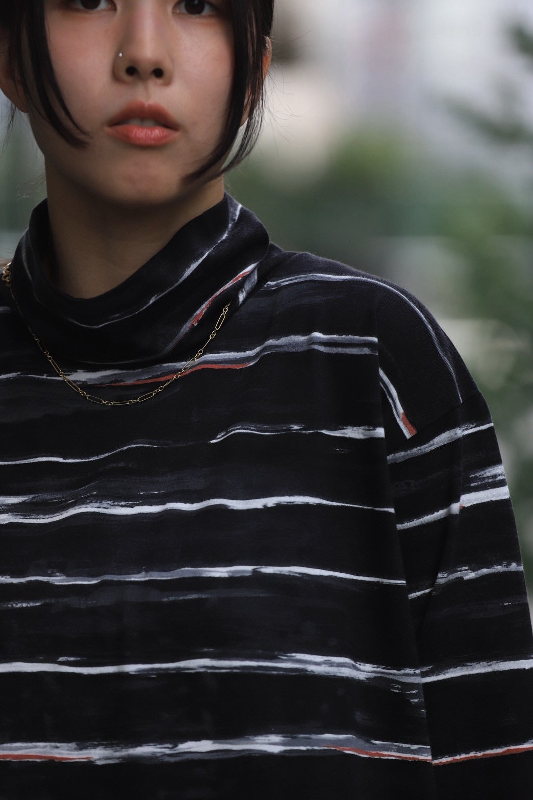 ARTIST BORDER TURTLENECK -2026AW-