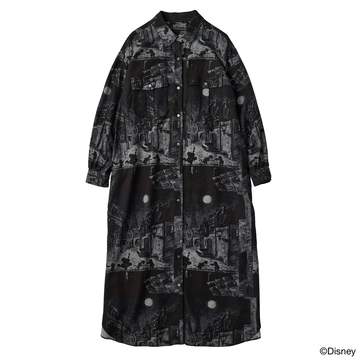 DISNEY / PC ALOHA COLLECTION ALOHA ROLL UP SHIRT DRESS / THE ARISTOCATS