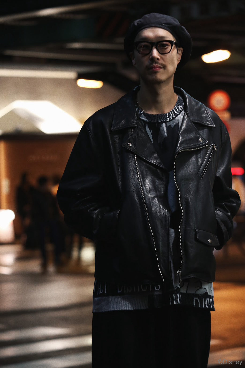 PC RIDERS JACKET W/LOVE & PEACE SILVER