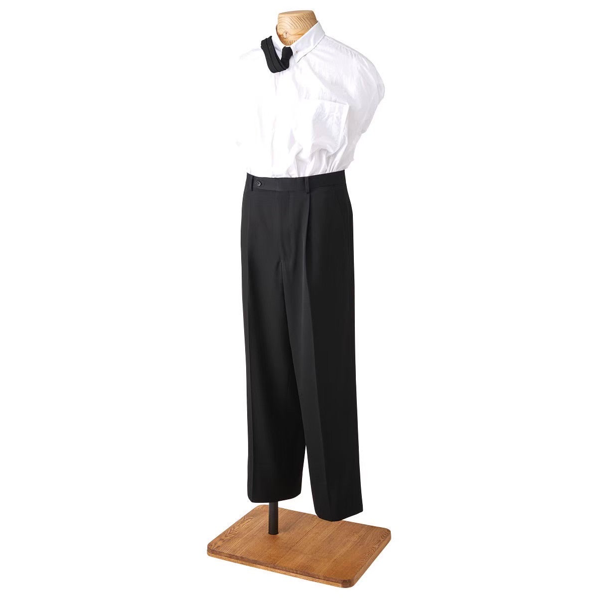 BLACK GABARDINE TAILORED SUIT