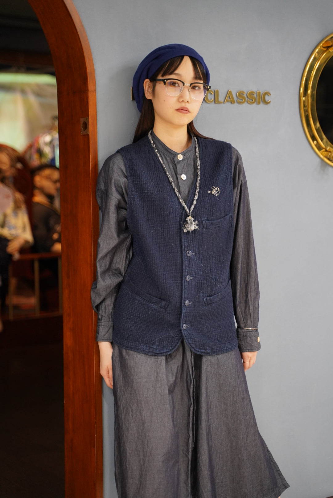 LIGHT DENIM SHIRT DRESS (3.25 OZ)