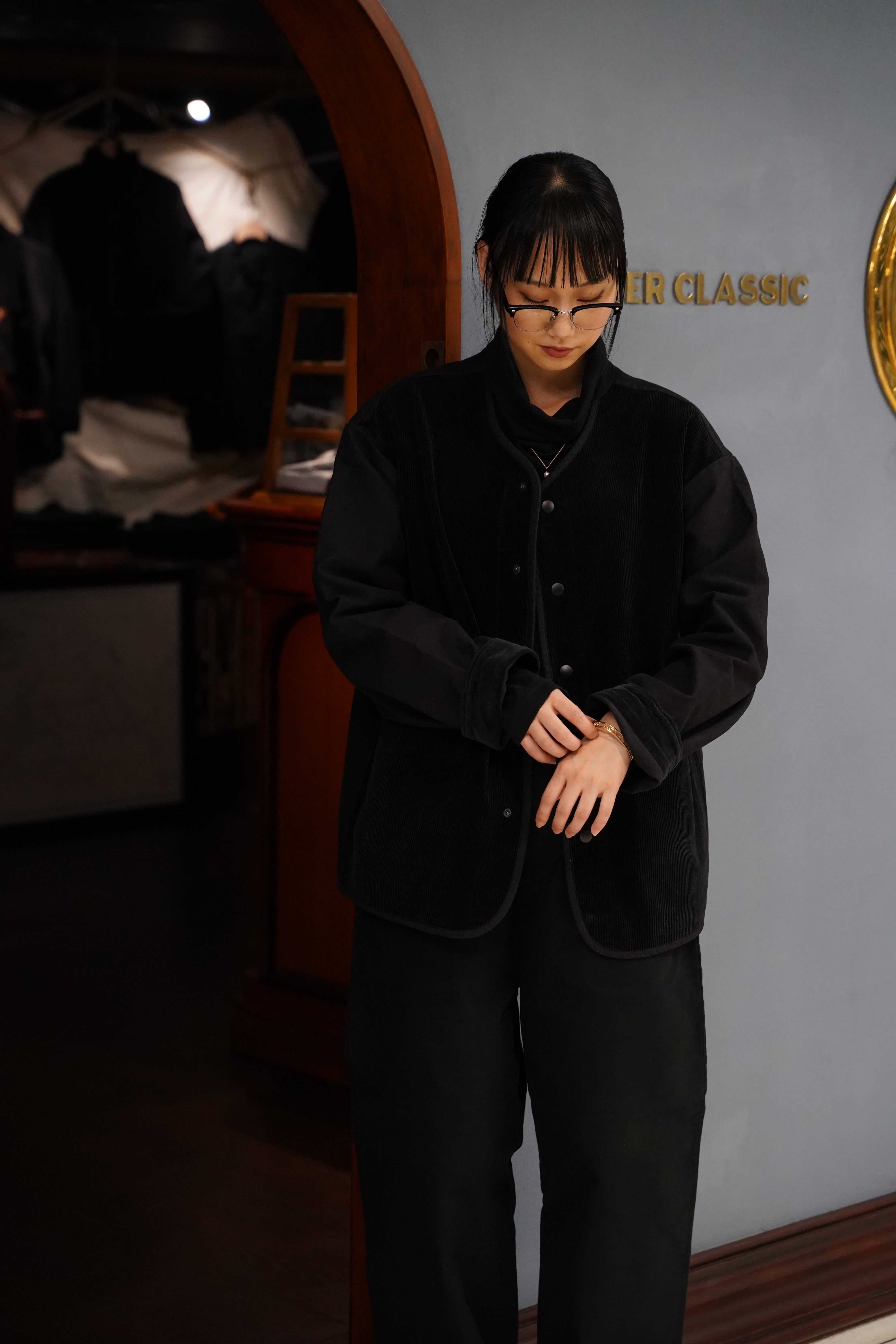 CORDUROY MOLESKIN HYBRID CARDIGAN