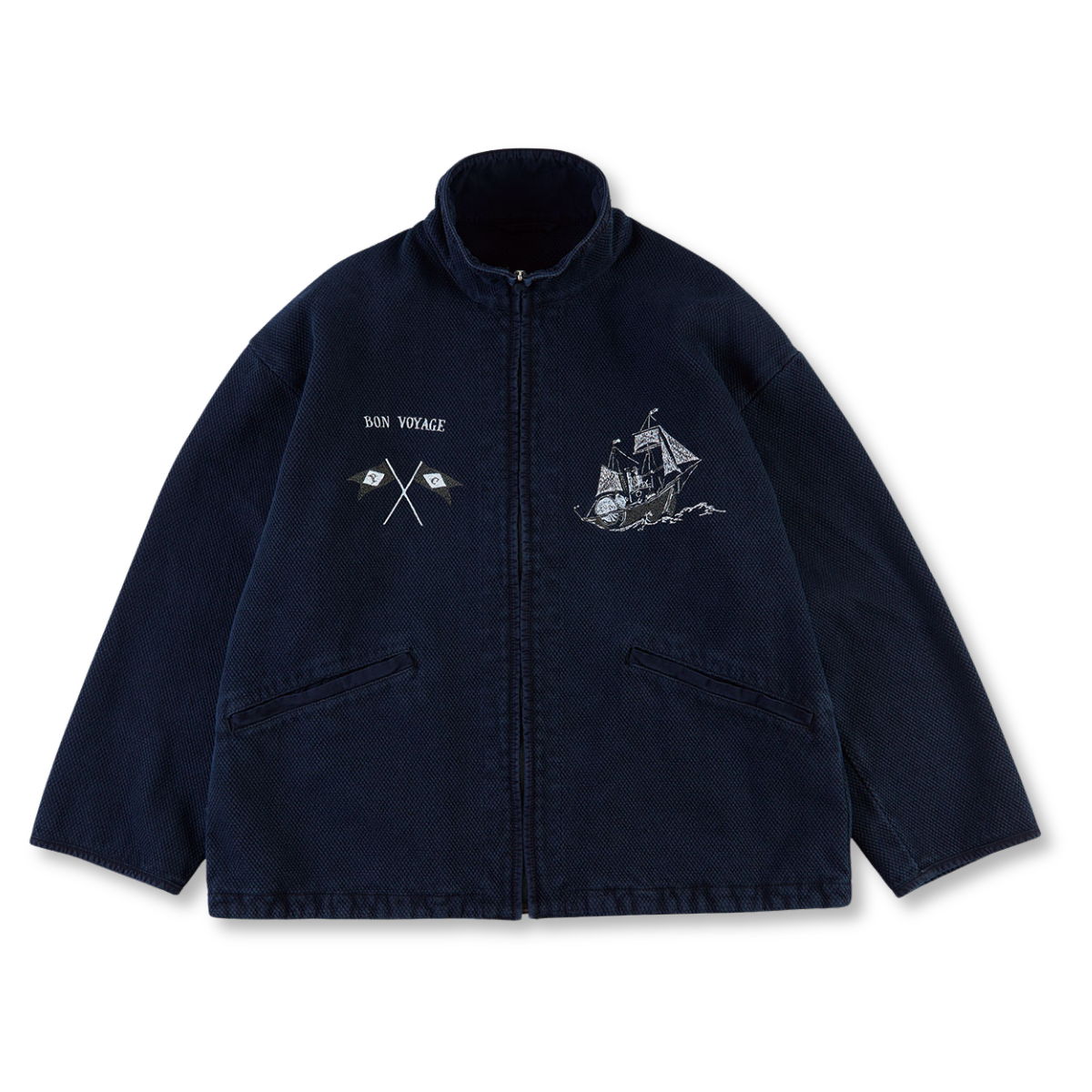 PC KENDO ZIP UP JACKET EMBROIDERY (LE TOUR DU MONDE)