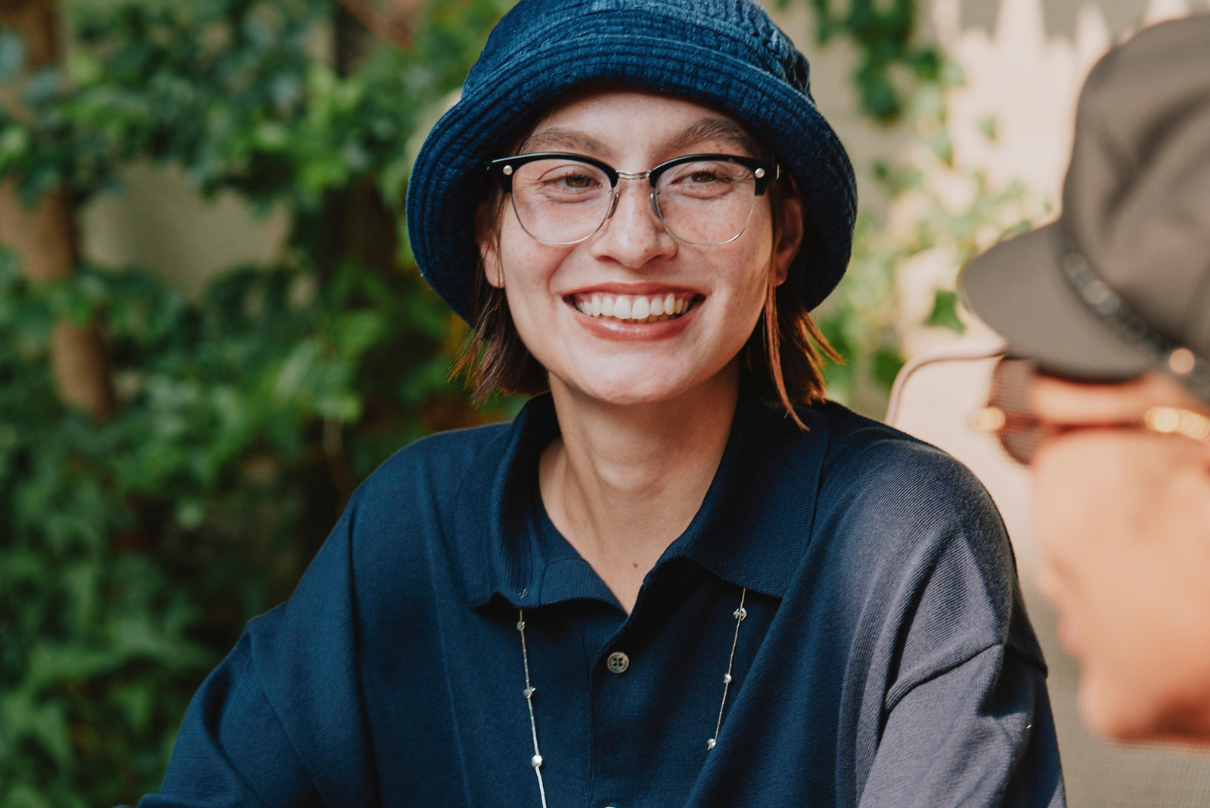 SEA ISLAND SASHIKO SAILOR HAT (LIMITED)