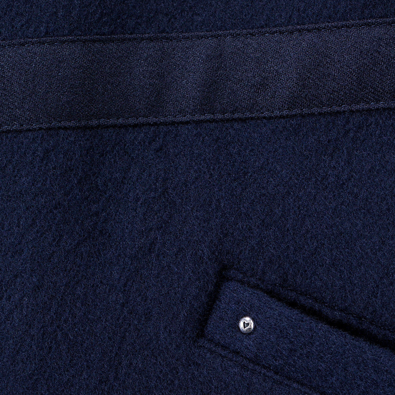 "GINZA EXCLUSIVE" H/W CASHMERE ZIP UP JACKET W / SILVER STUDS CUSTOM (BABY CASH)