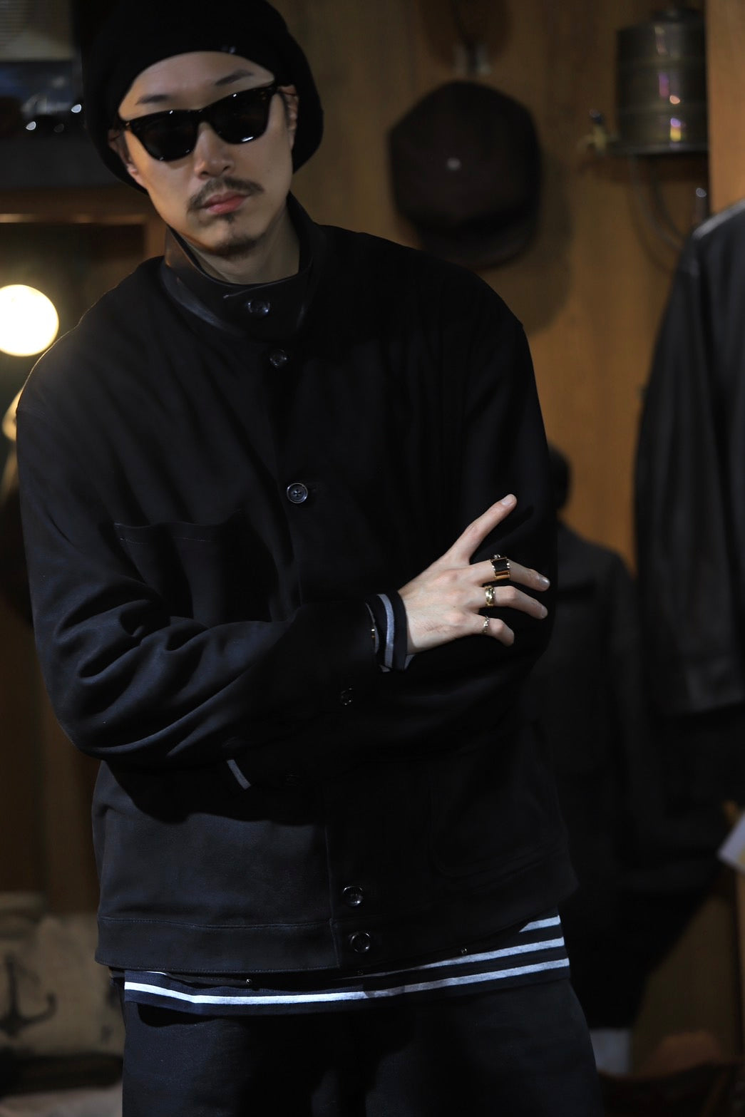 LEATHER SUEDE DUKE JACKET (ENTREFINO)