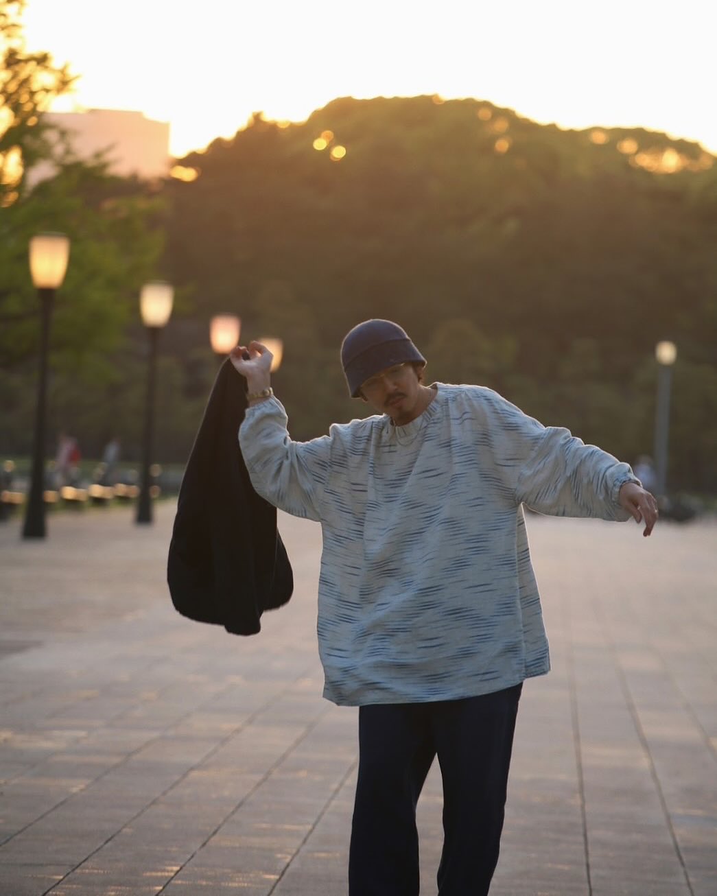 "PC EXCLUSIVE" OLD FRANCE INDIGO PRINT SMOCK