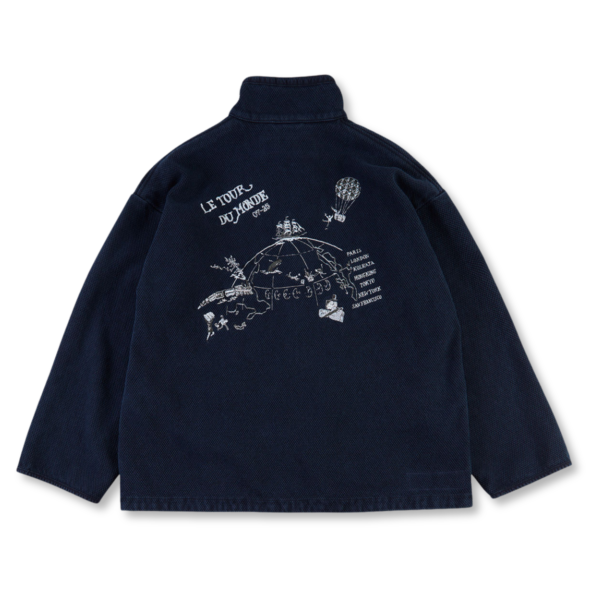 PC KENDO ZIP UP JACKET EMBROIDERY (LE TOUR DU MONDE)