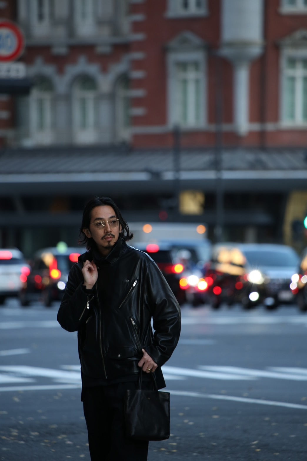 PC RIDERS JACKET W/LOVE & PEACE SILVER