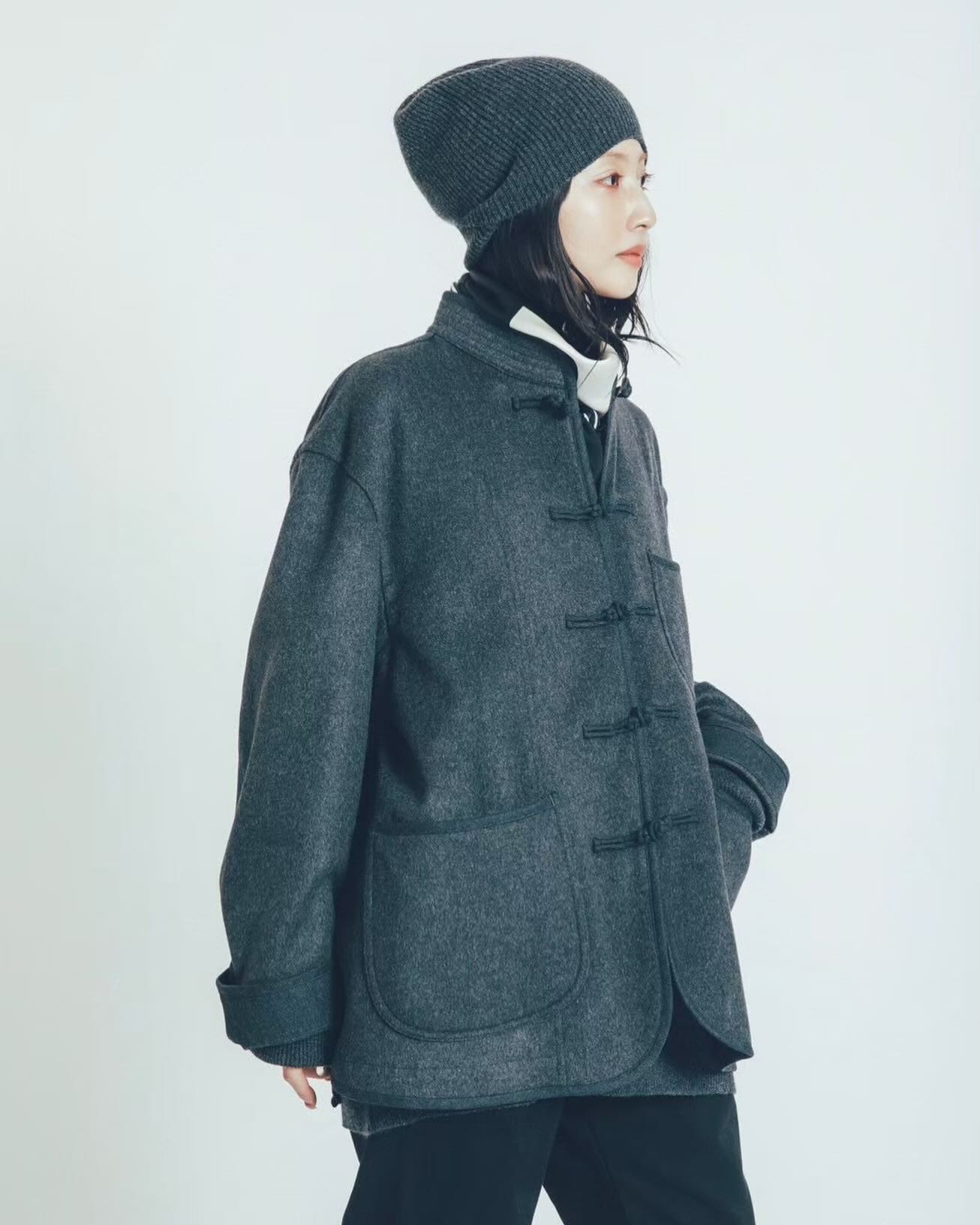 CASHMERE CHINESE JACKET(BABY CASH)