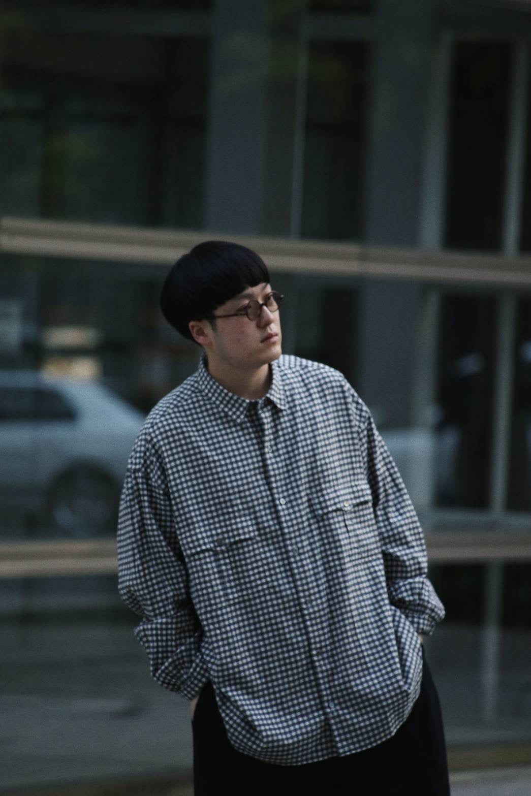 ROLL UP FLANNEL GINGHAM CHECK SHIRT