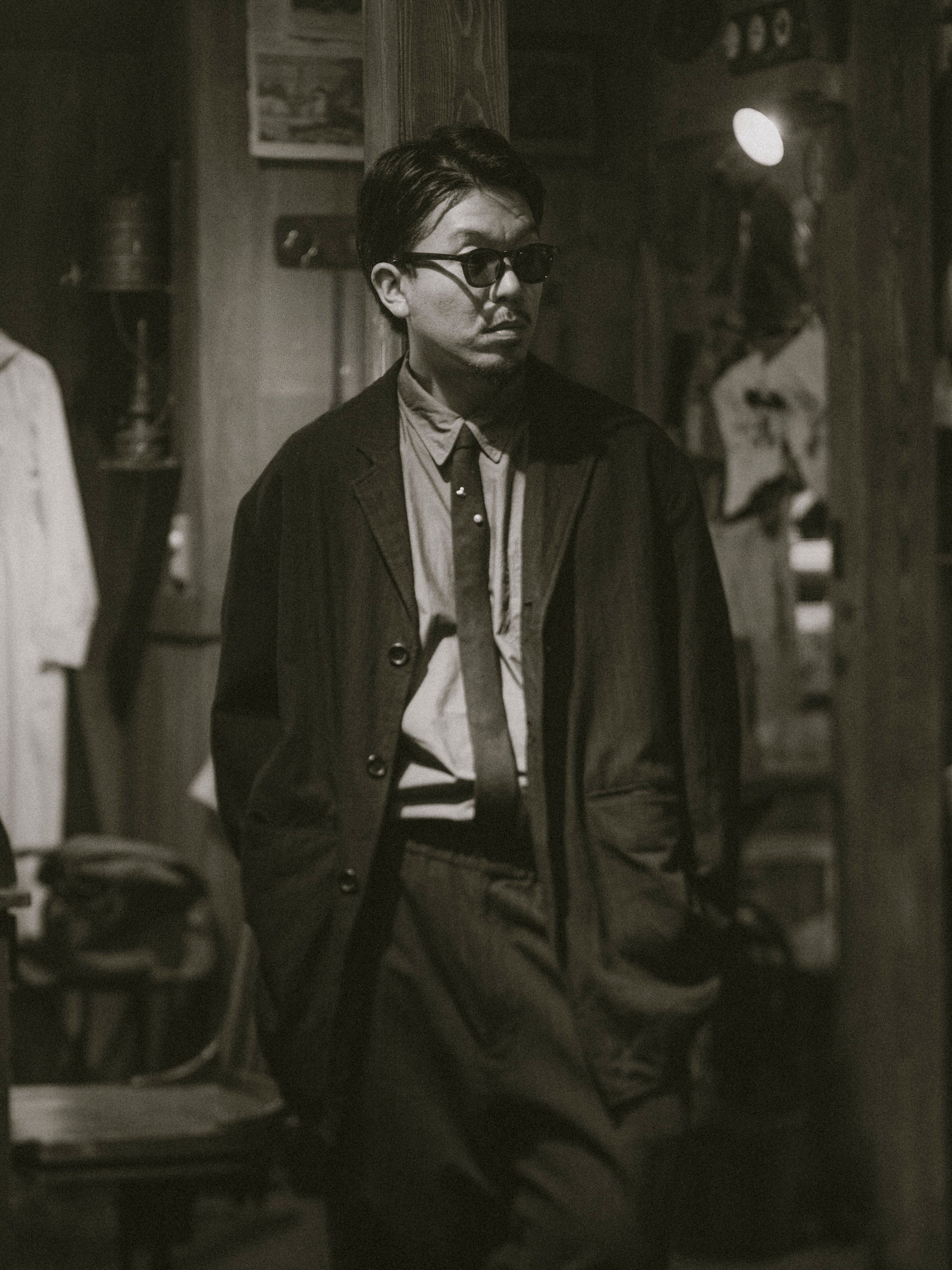 PIN STRIPE EASY PANTS