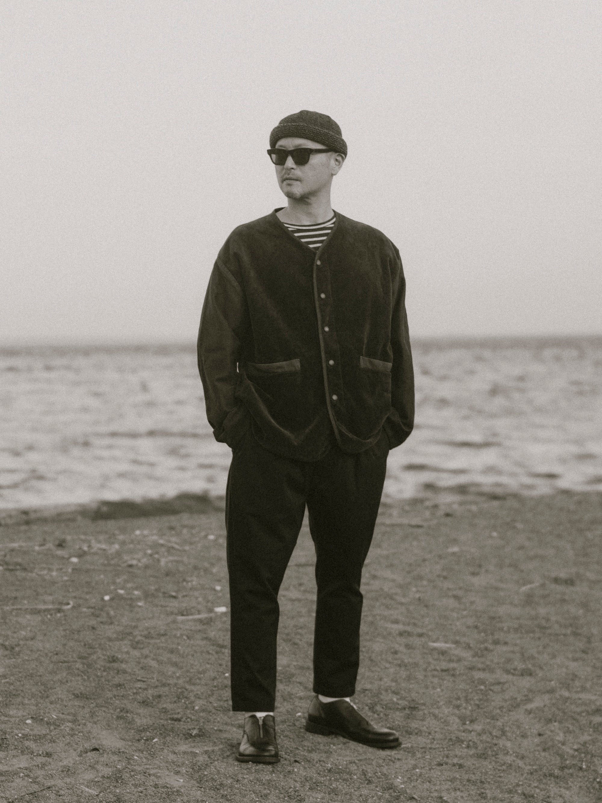 CORDUROY MOLESKIN HYBRID CARDIGAN