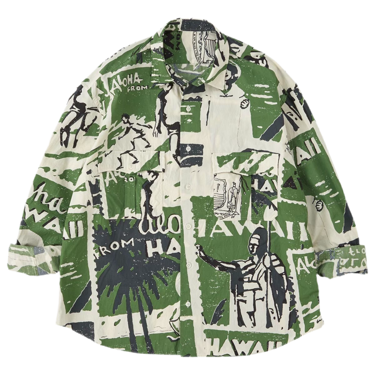ROLL UP HAWAIIAN OUTDOOR SHIRT