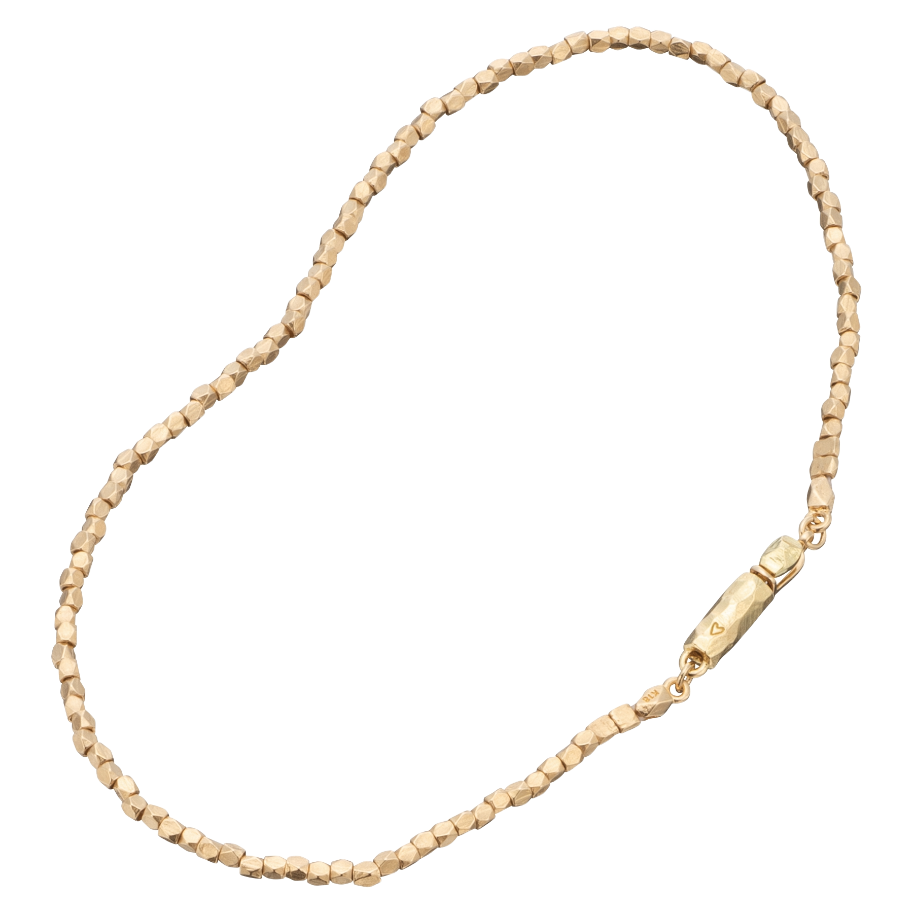 GOLD BEADS BRACELET SMALL 6.5