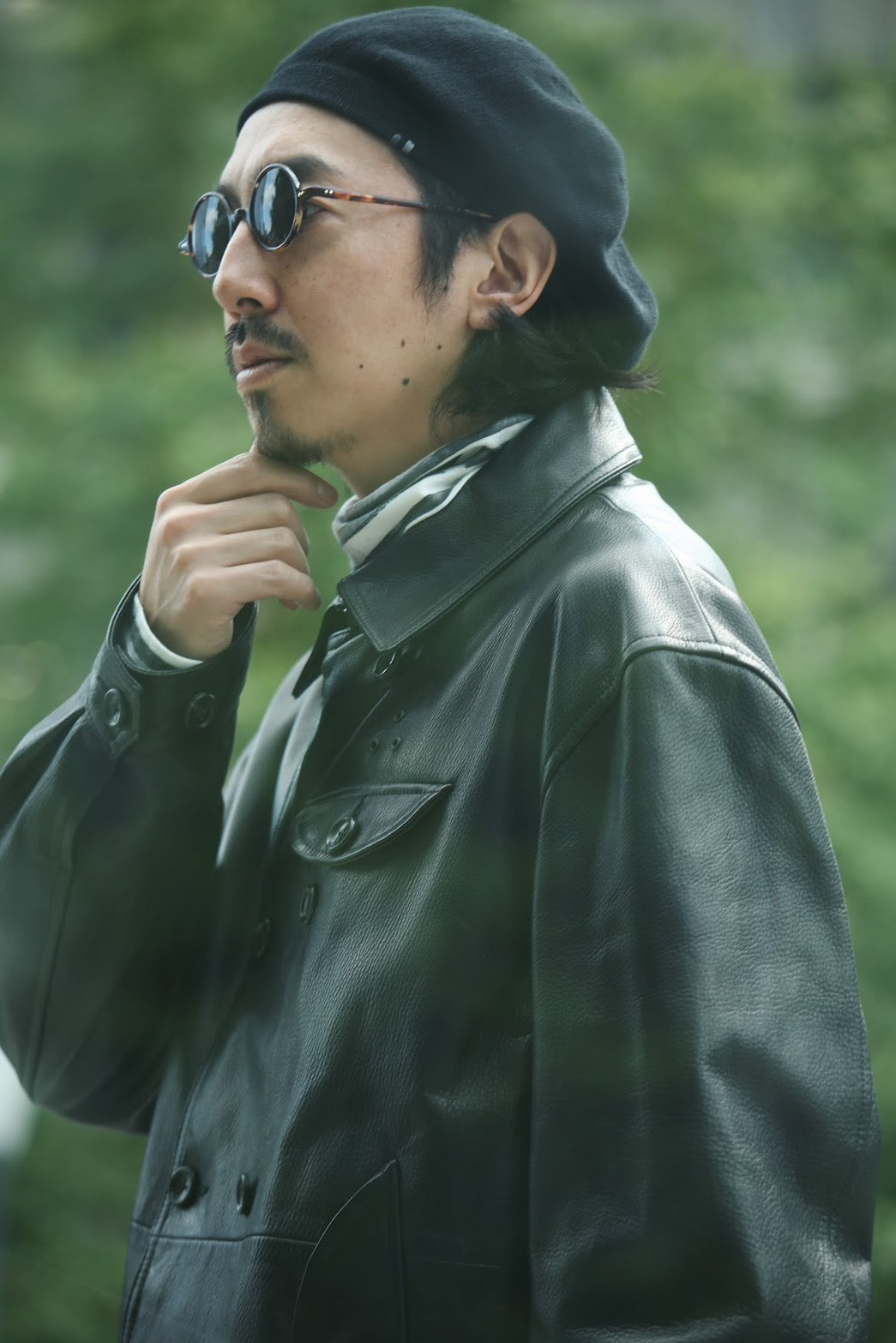 LEATHER DOUBLE JACKET