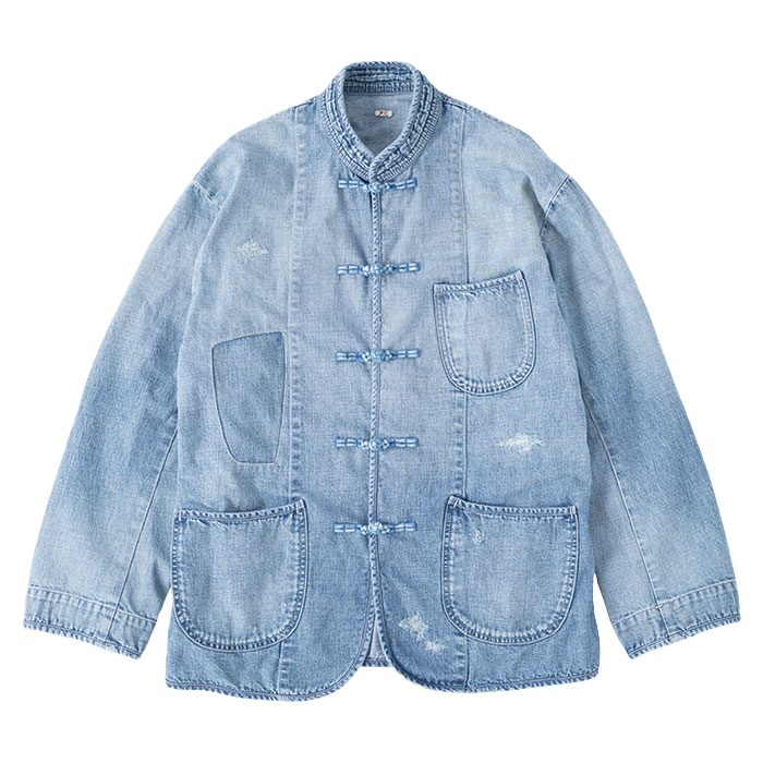 ポータークラシック CLASSIC DENIM CHINESE JACKET PORTERCLASSIC 22AW CLASSIC DENIM CHINESE