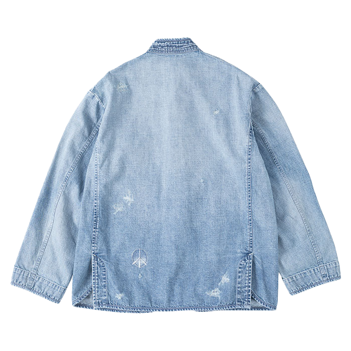 CANNERY ROW DENIM CHINESE JACKET