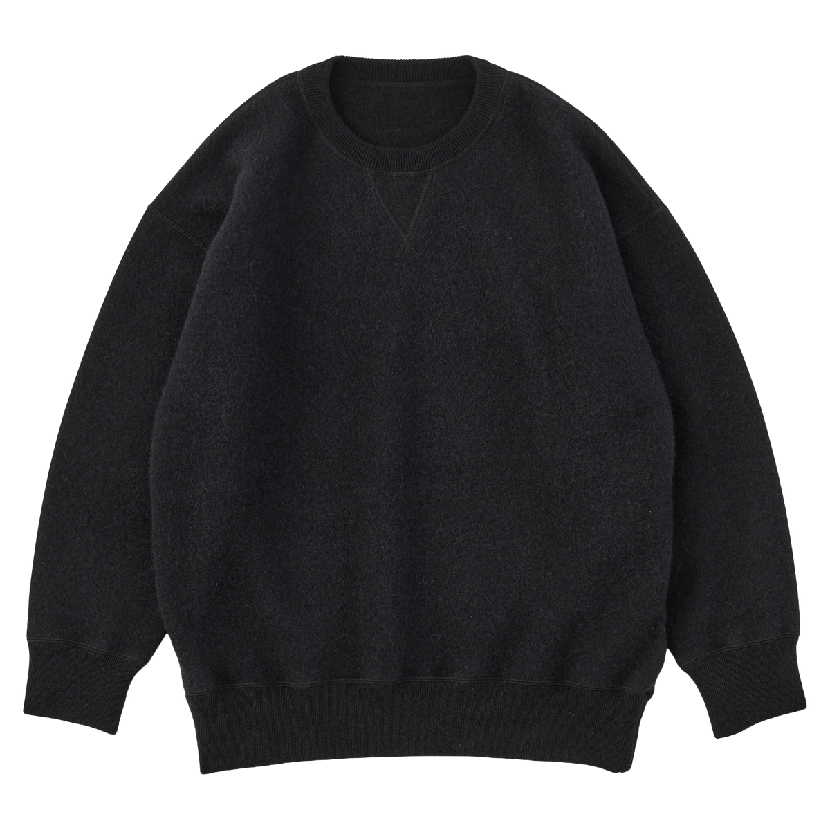 BABY ALPACA / CASHMERE DOUBLE FACE CREWNECK