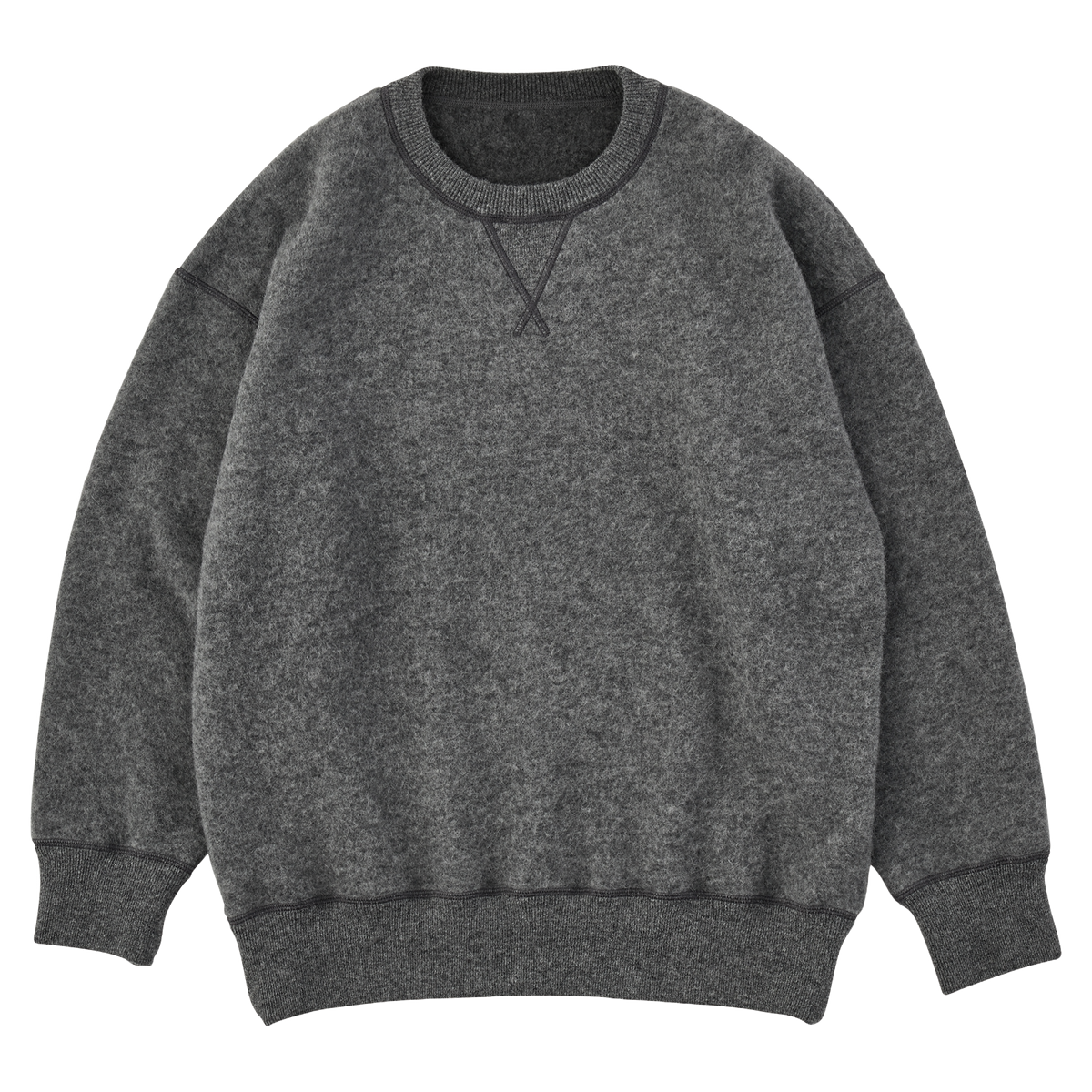 BABY ALPACA / CASHMERE DOUBLE FACE CREWNECK