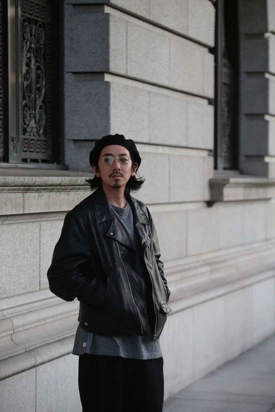 PC RIDERS JACKET W / LOVE & PEACE SILVER CUSTOM 001 (LIMITED)