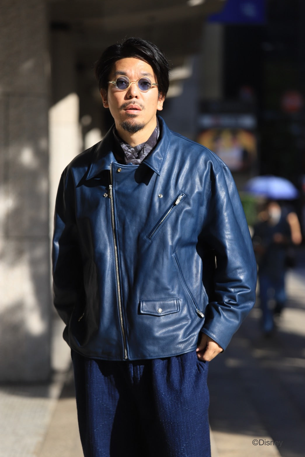 PC RIDERS JACKET W / LOVE & PEACE SILVER