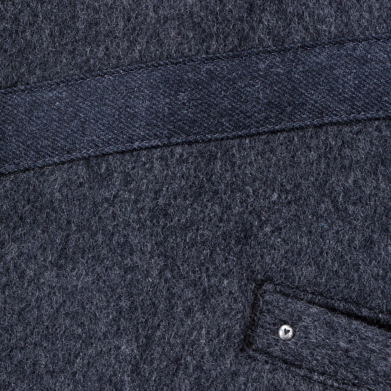 "GINZA EXCLUSIVE" H/W CASHMERE ZIP UP JACKET W / SILVER STUDS CUSTOM (BABY CASH)