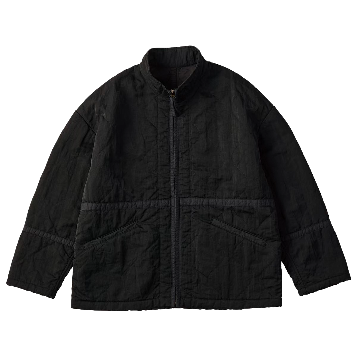 SUPER NYLON MILITARY ZIP UP JACKET