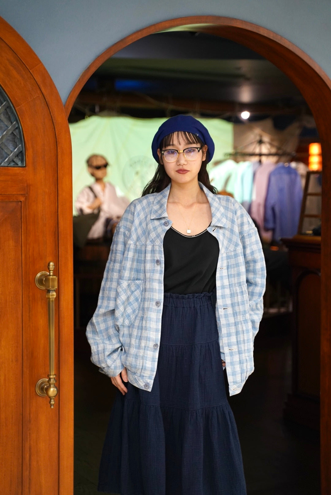 LINEN PALAKA SHORT JACKET