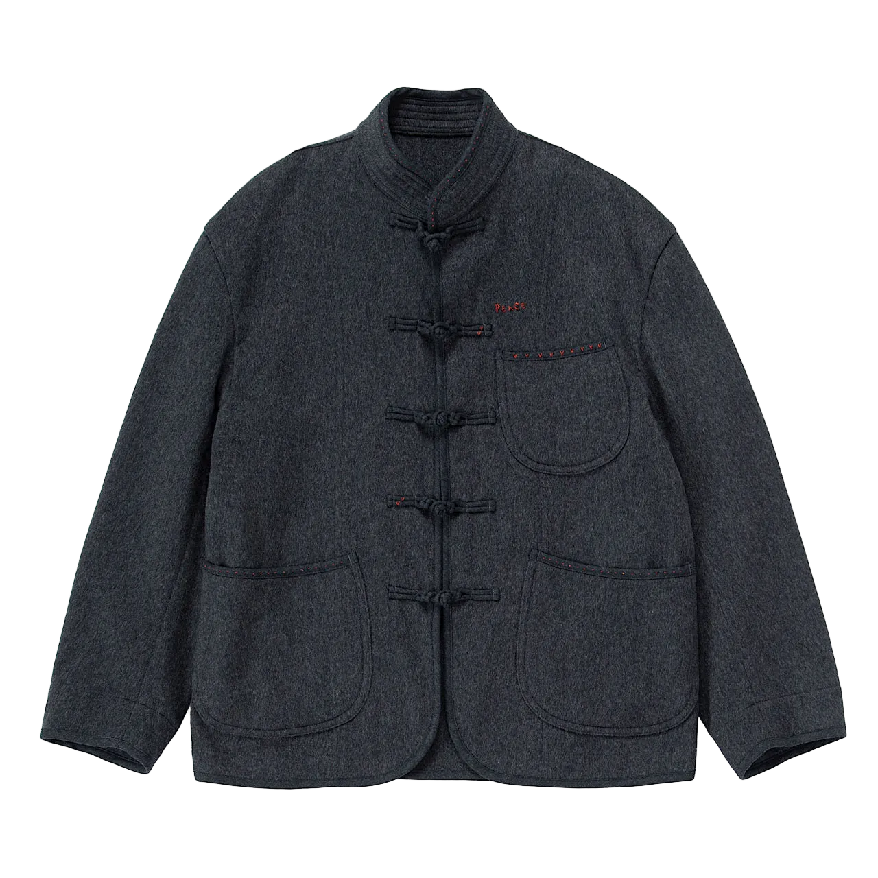 H/W CASHMERE CHINESE JACKET HAND STITCH CUSTOM (BABY CASH)