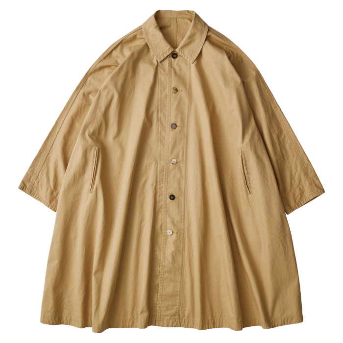 ERNEST GABARDINE SWING COAT -2024SS-