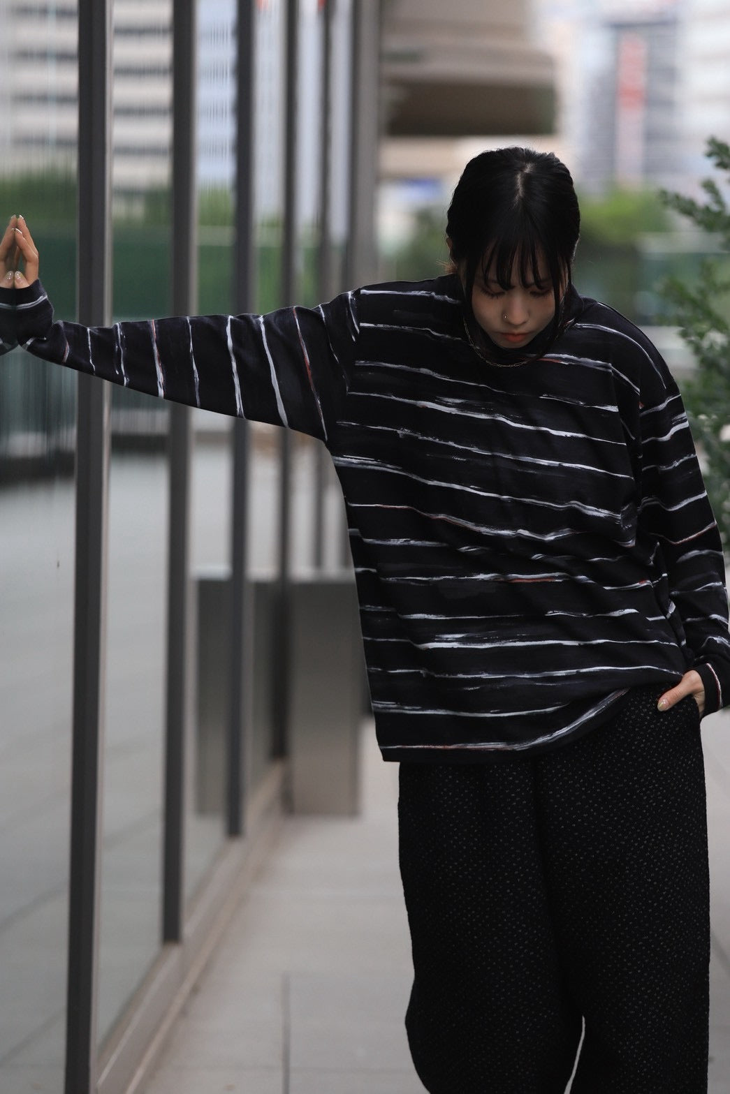 ARTIST BORDER TURTLENECK -2026AW-