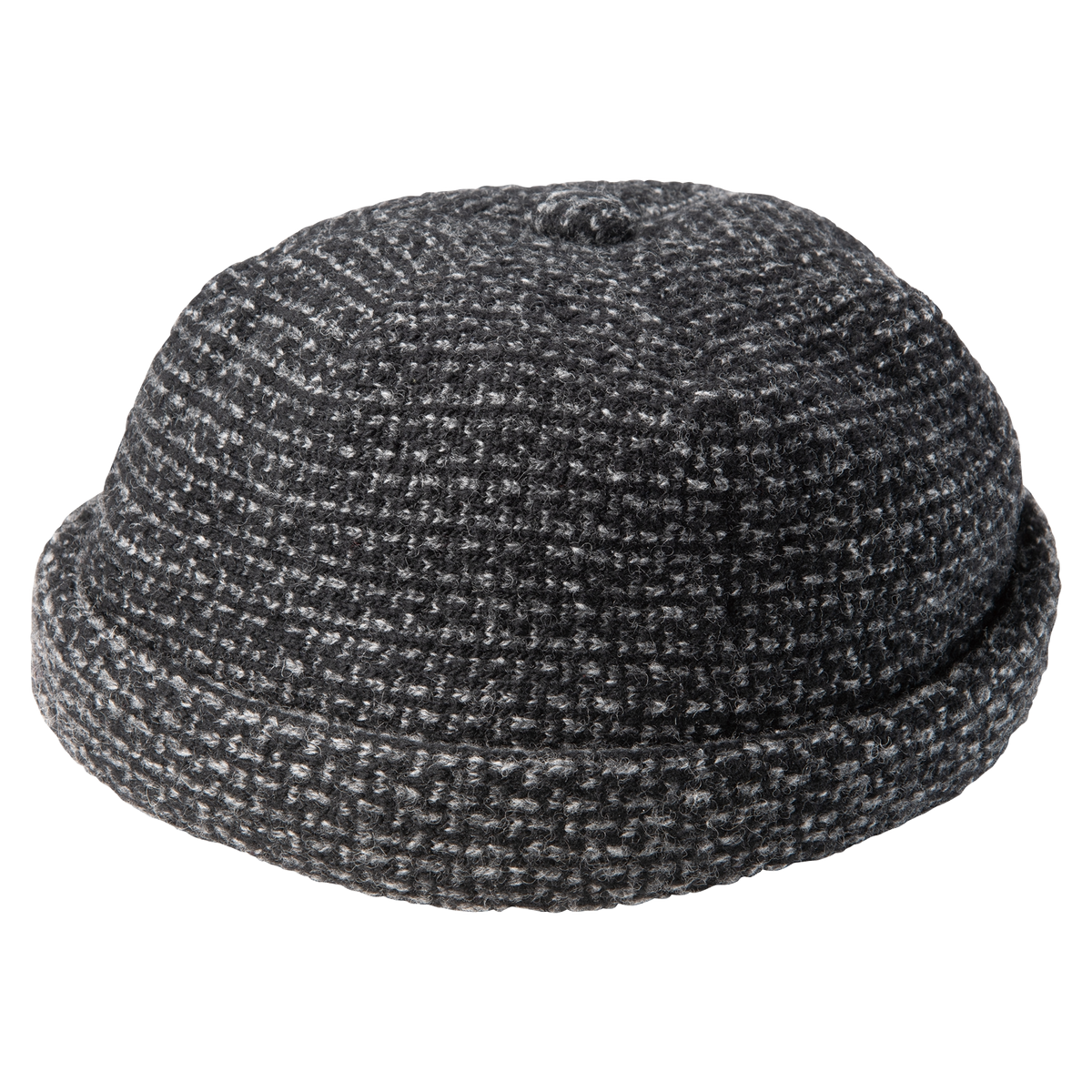 TWEED KNIT FISHERMAN'S CAP