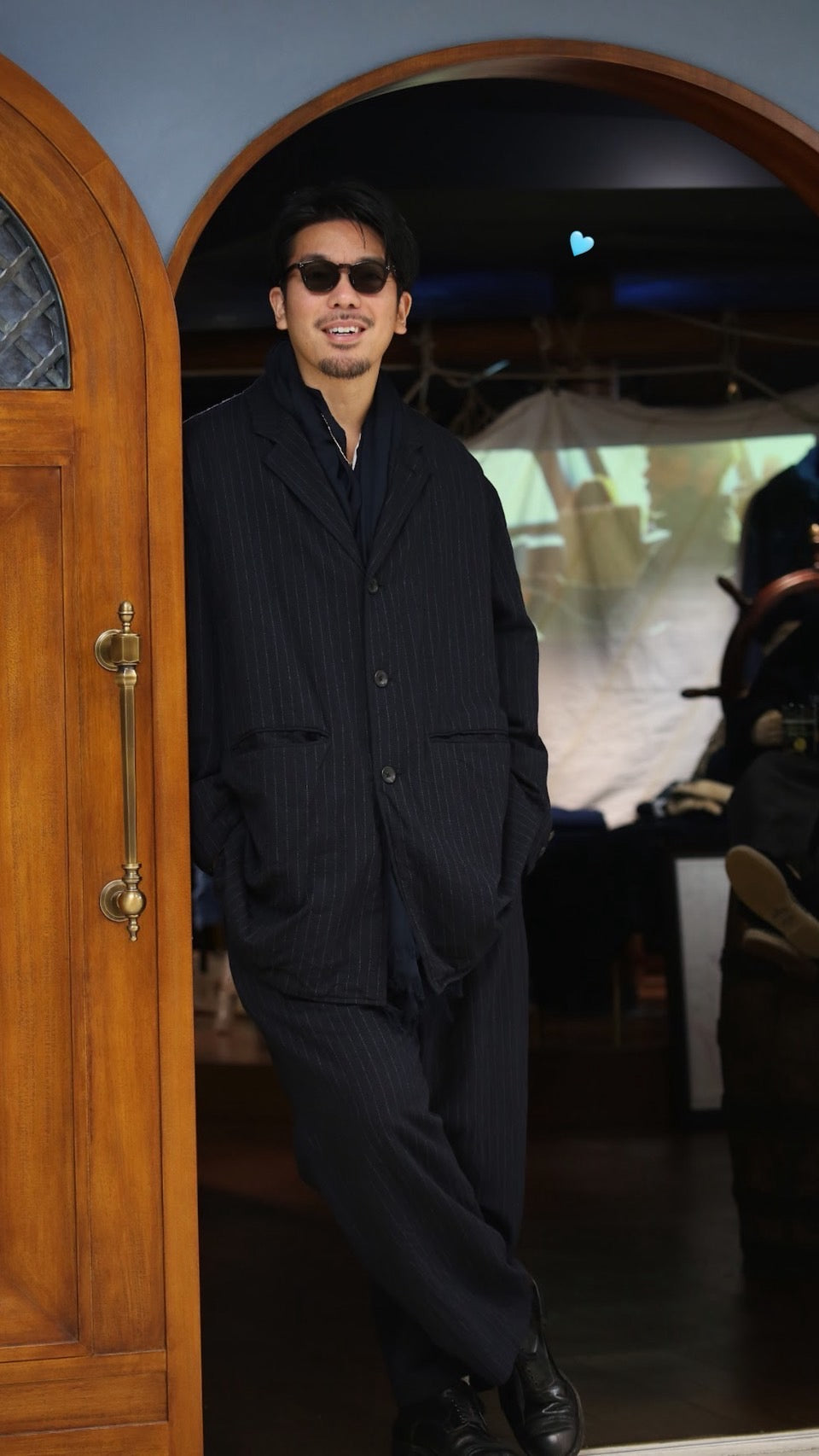 PIN STRIPE BEBOP JACKET