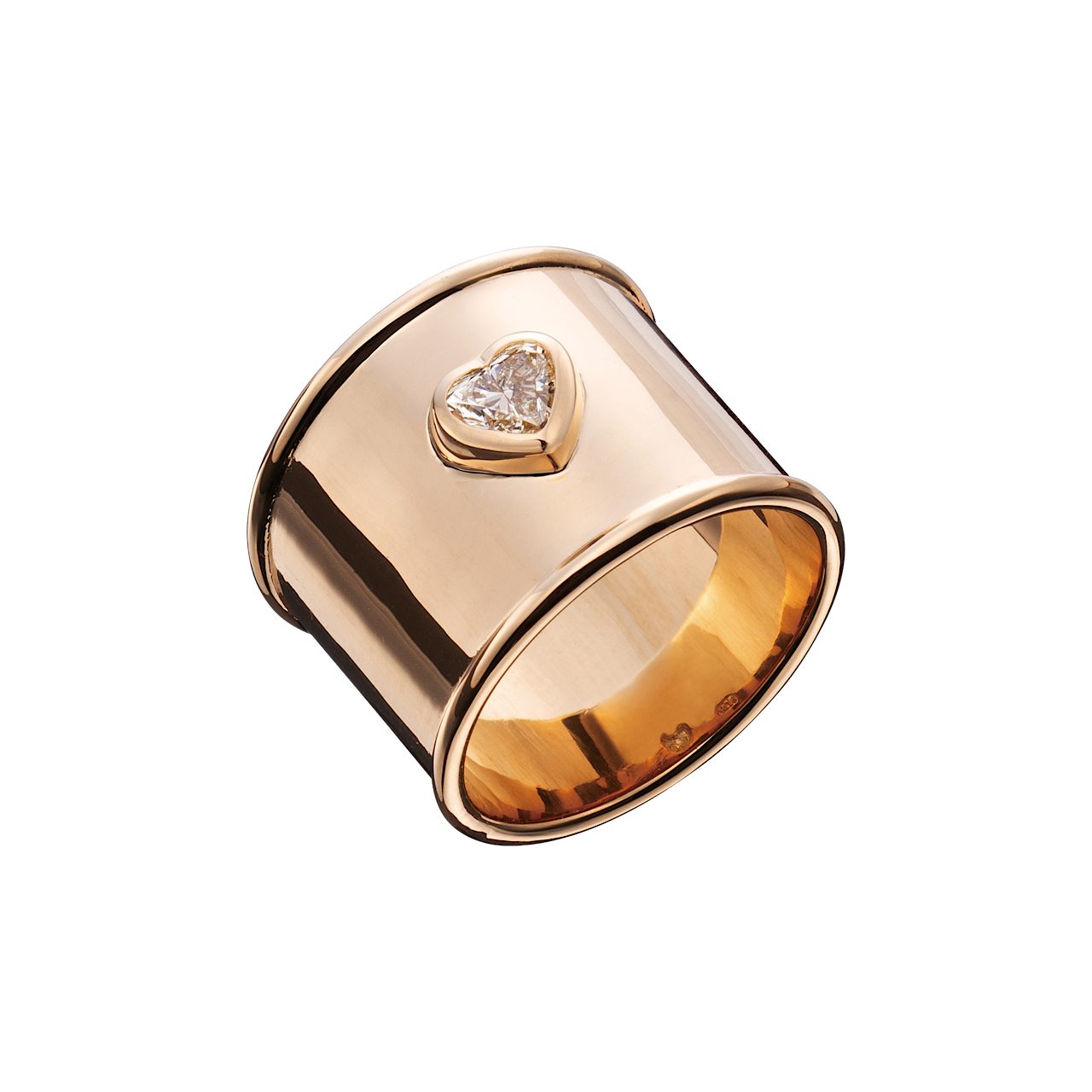 "GINZA EXCLUSIVE" HEART DIAMOND GOLD RING