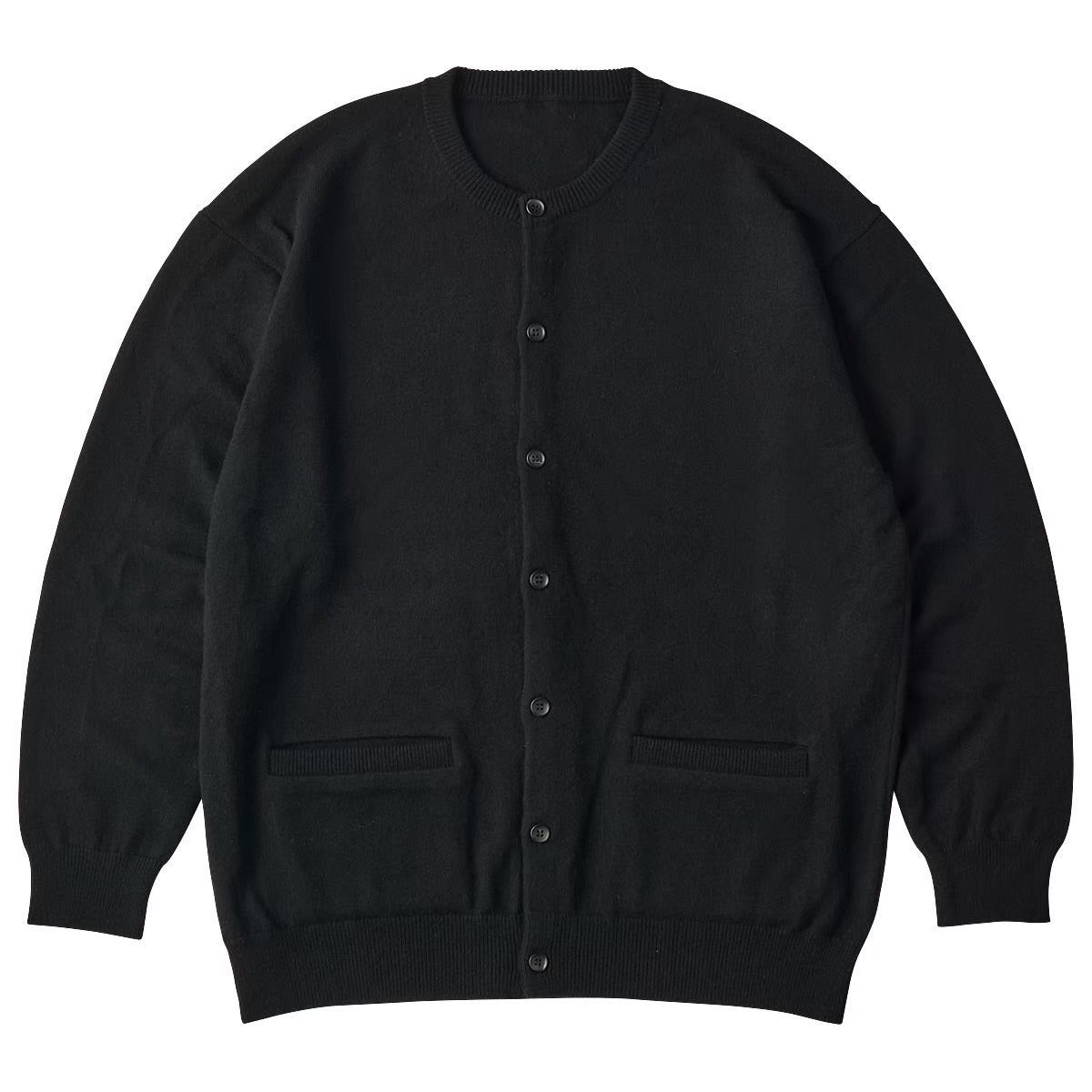 CASHMERE KNIT CREWNECK CARDIGAN (BABY CASH)