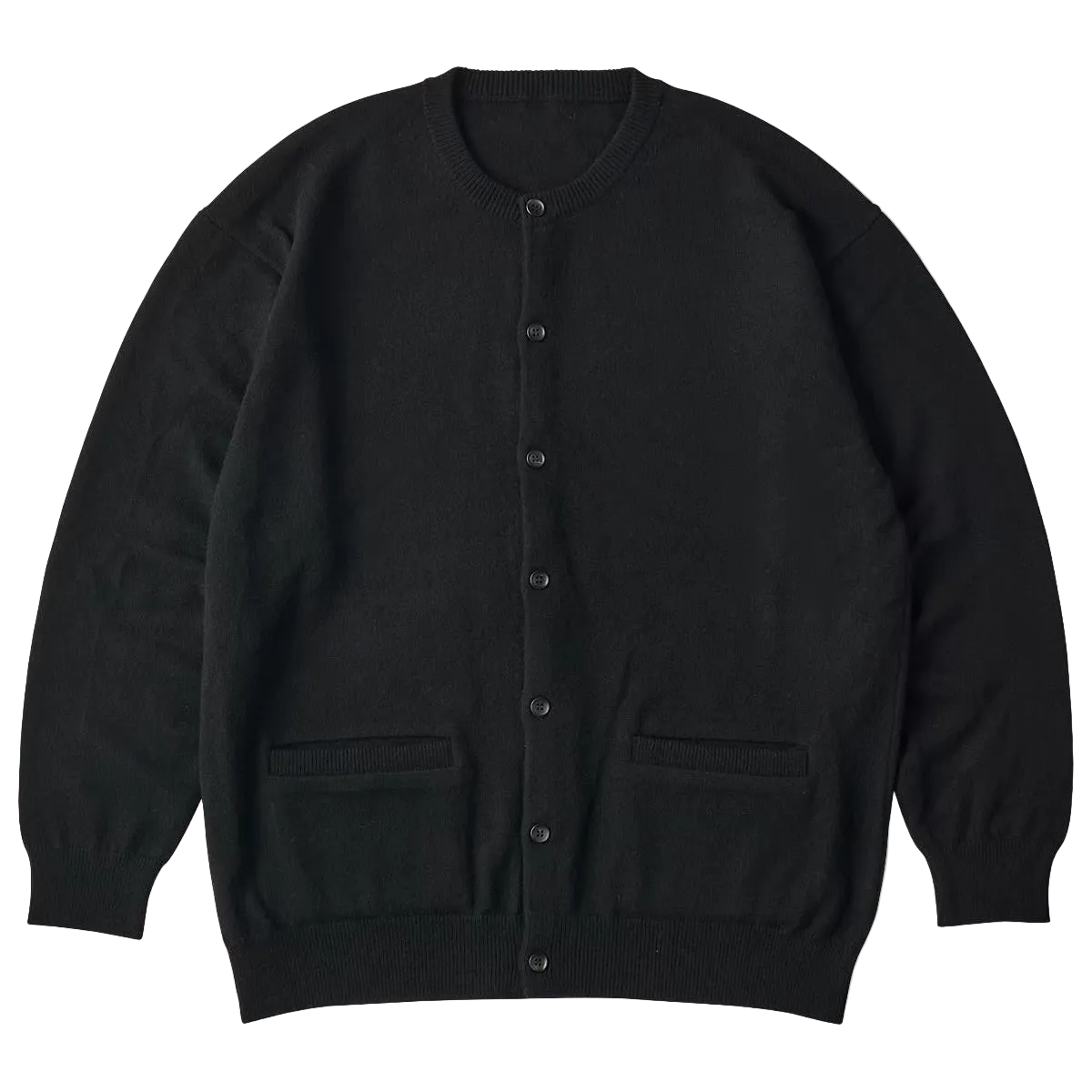 CASHMERE KNIT CREWNECK CARDIGAN (BABY CASH)